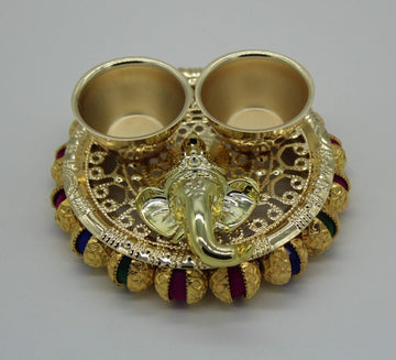 65 Pieces-Haldi Kumkum Holder Ganesha diwali gift | return gift for pooja | Birthday return gift | Indian Favor,varalakshmi returngift