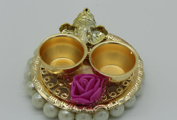 Ganesha Haldi Kumkum Holder ,  diwali gift, festive gift , return gift for pooja , wedding party gift , Birthday return gift| , indian gift