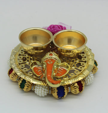 Haldi Kumkum Holder with velvet pouch gift packing, Navratri return gift, Housewarming favors, pooja return gifts, Baby shower gifts