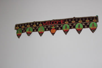Arihant Creations -  Toran Door Hanging, Diwali decoration ,Door Valance, Toran, Latkan decor, Festival decor , decorative with parrot