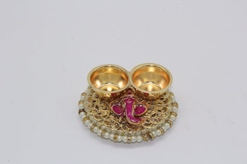 50 Pieces - Ganesha haldi kumkum holder|diwali gift|Indian return gift|Indian wedding gift| pooja return gift|baby shower gift|Indian favor