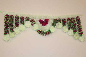 Arihant Creations Door hanging / Diwali decoration/ Wall Hanging / Puja Mandir Decoration/ Flower Toran/Bandhanwar