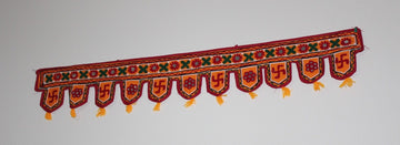 Indian Toran Door Hanging/ Diwali decoration /Door Valance/ embroidered handing Toran / colorful window Toran/door topper valances