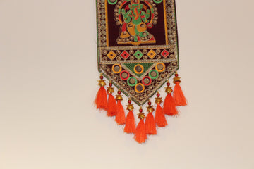 Diwali Decorations, Decorative Shubh Labh, Door Hanging Handcraft, Indian wall decor, subh labh for home, toran, Door Valance Set of 2