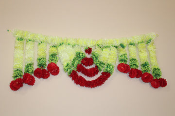flower toran for door hanging, flower garland, door haging, wedding decoration, artificial plastic flower toran, diwali decoration
