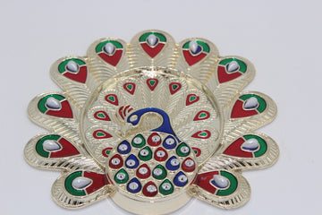 Peacock Haldi Kumkum Holder | festive gift | haldi kumkum return gift |wedding return gift/ Birthday return gift/diwali pooja/Navrathi gift