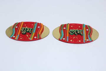 Decorative Shubh Labh/Return Gift/Festival Decoration/Pooja Mandir Decoration/ diwali puja decoration/wall decorations