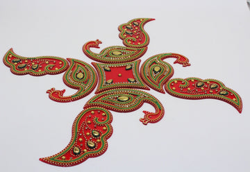 Peacock acrylic Diwali rangoli, diwali decoration,  mehndi decor, shaadi decor, rangoli decoration, Deepawali gift, rangoli set,