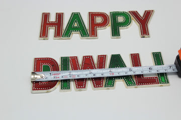 Acrylic Happy Diwali sticker for door and wall, Diwali decoration ,Hindu new year decor, Deepawali decor, Happy Diwali banner