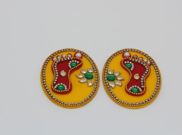 Lakshmi charan for Diwali puja, god charan, main door decoration. laxami pagina for main door and temple