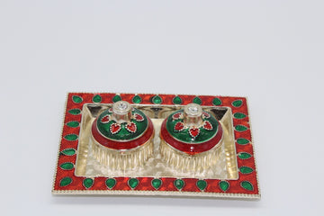 small haldi kumkum dan (box, kumkum holder ,Puja Favors, Roli Chawal Holde,  Puja Gift ,bulk indian return gift, navratri return gift