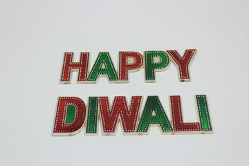 Acrylic Happy Diwali sticker for door and wall, Diwali decoration ,Hindu new year decor, Deepawali decor, Happy Diwali banner