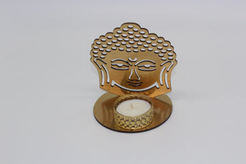 Gautam Buddha shadow diya, Buddha candle holder tealight stand, Indian return gift, housewarming favor, Diwali gift, puja gift, Indian favor