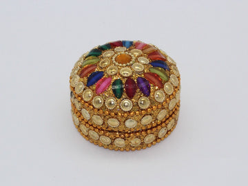 small haldi kumkum dan (box),  kumkum holder, puja Favors, Roli Chawal Holder, Puja Gifts, desi favors,  Indian return gift, Indian wedding