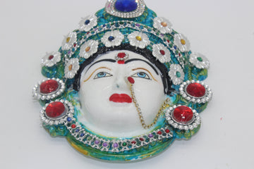 VaraLakshmi Varamaha lakshmi face-Ganesha Idol-Gowri-Laxmi Durga Ma-Ammavaru-Amman - ma kali Pooja Festivals Navratri Pooja