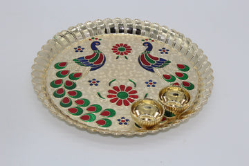 Acrylic Haldi kumkum holder puja thali, Indian return gift, return gift for pooja, Navratri favor  housewarming favor, Diwali return gift