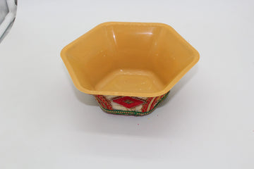 Indian Wedding Haldi bowl , Pithi Decorative bowl, Haldi Ceremony Decoration, Tel Baan Ritual Oil Bowl P, Table Centerpiece, wedding bowl