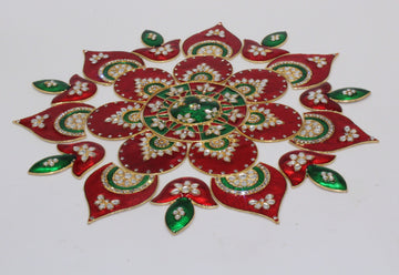 Diya design metal diwali rangoli, Indian wedding decoration, mehndi ceremony, Diwali decor