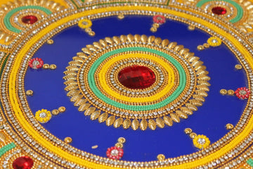 Acrylic rangoli/ home decor/Diwali /floor decorations/ Modak rangoli/ diwali floor decorations/ wedding decoration