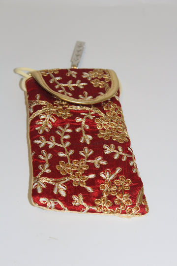 10 pc Indian handmade embroidered mobile purse, postal bag, Indian wedding gift, wedding favor return gift for guests, mobile cover