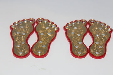 plastic Laxmi charan, Lakshmi pagh, Lakshmi feet for Diwali puja, Diwali Decoration , Hindu Festival, Laxmi & Diwali Puja/ pagala for pooja