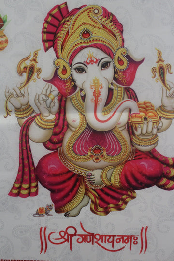 ganesh sthapana, ganesha for gujrati wedding clothes small bacdrop ,ganesha poster, ganesha pooja ,wedding pooja items, wall decor ganesha