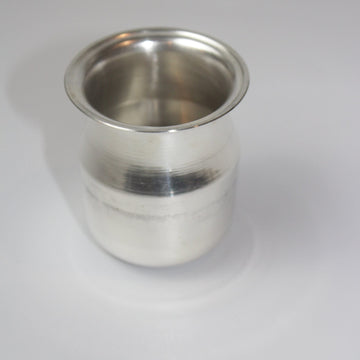 small  German silver designer small Kalash, pot, unique design special silver puja article, water, milk Kalash pot, Indian return gift