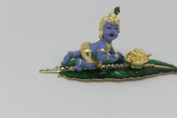 Baby Krishna statue,ladoo gopal statue,small Krishna idol,Janmashtami decor, metal Krishna, Kanha statue, temple decor, pooja decor