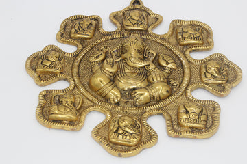 Metal Ganesha Wall Decor,  Ganesha Wall Hanging with Ganesha Wall Sculpture, Diwali wall decor, Indian festival decoration, Ganesh art