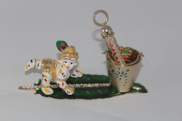Baby Krishna statue,ladoo gopal statue,small Krishna idol,Janmashtami decor, metal Krishna, Kanha statue, temple decor, pooja decor