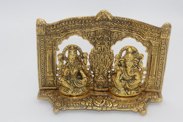 Ganesh Laxmi Saraswati Idol with face Diya for Home and Office Temple Pooja, Gift, Decoration, god ganesha , laxami ji , indian home decor
