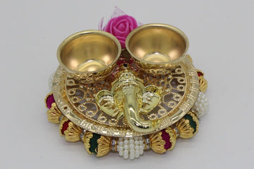 Ganesha Haldi Kumkum Holder, Birthday housewarming wedding return gift,  Sangeet Mehndi favors, Indian return gift