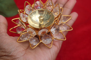 Metal Lotus Brass Diyas Oil deepam, return gift for pooja, oil deepam, pooja favor, Diwali return gift, Navratri favor, oil diya