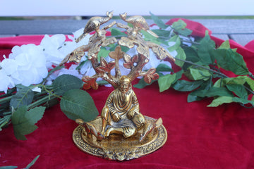 Sai Baba Statue Brass metal, 8 Inch Shirdi Sai Baba, Hindu Indian God Sai Baba Idol, Sai Shirdi, Beautiful Blessed, Hindu Art Temple Decor
