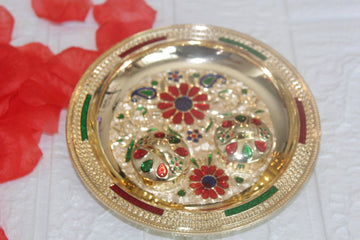 Small haldi kumkum thali, Bulk Return Gifts, Indian Favors, housewarming gifts, Indian favors, Pooja gifts, Diwali return gift, pooja favor