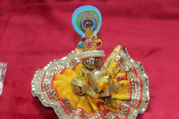 Baby Krishna dress, beautiful hand made Krishna kalash design clothes/lodoo gopal dress /bal gopal poshak/ krishana vaga/multicolor dress