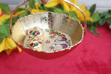 50 Pecock Small haldi kumkum dan (box), Bulk Return Gifts, Indian Favors, housewarming gifts, Indian favors, Pooja gifts, tambulam favors