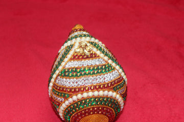 decorative Coconut/Rupoyo Nariyal/ Decorative shrifal/ Shagun Nariyal for Wedding, Engagement, Ring Ceremony, Pooja, Ganesh Sthapna,