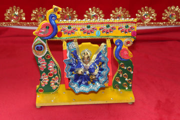 Swing for lord krishna./Jhula for laddoo gopal/ baby Krishna paranu/ swing for Krishna/ Janmastmi Krishna swing/ Ganesha decorations